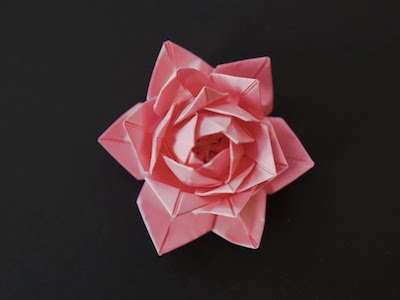 Origami Rose Easy by Origami Princess