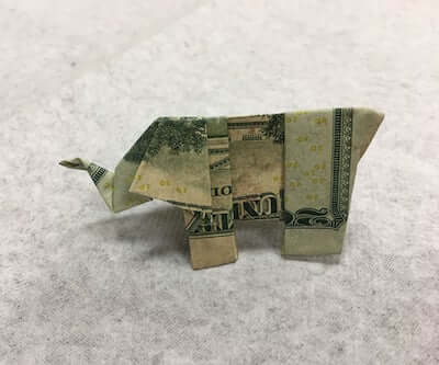 $20 Dollar Bill Elephant Origami by Instructables