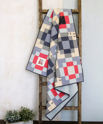 Checkered Streets Baby Quilt by We All Sew