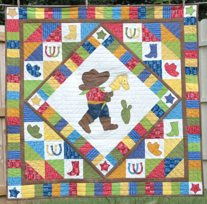 Cowboy Adventures Baby Quilt Pattern by NurseryMagicQuilts
