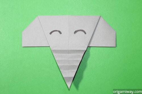 Easy Origami Elephant by Origami Way