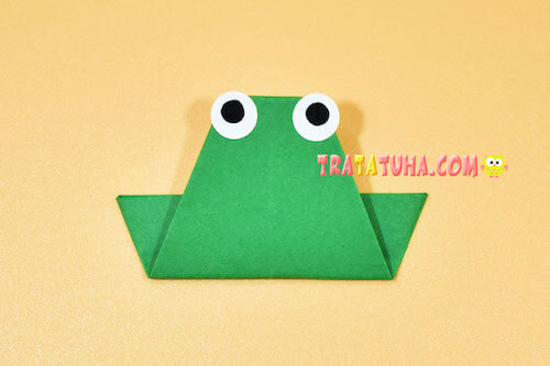 Easy Origami Frog by Tratatuha