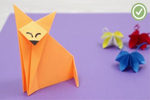 Cómo hacer un zorro de origami de papel por wikiHow