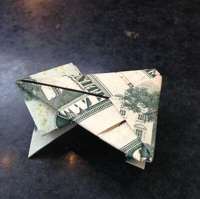 How To Make An Origami Jumping Money Frog by Brit Co