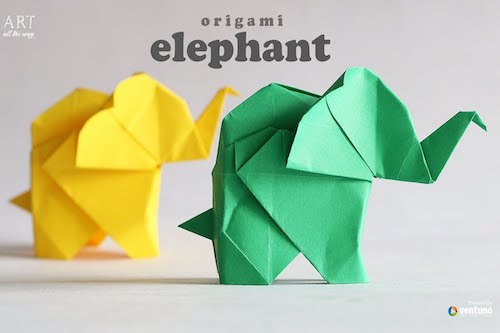 How To Make Origami Elephant by Ventuno Art