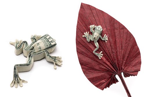 Origami Dollar Bill Tree Frog Tutorial by Mariano Zavala Origami