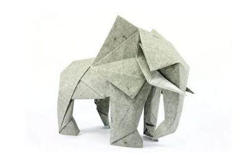 Origami Elephant by Tetsuya Gotani