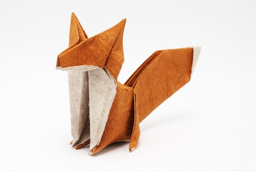 Zorro de origami de Jo Nakashima