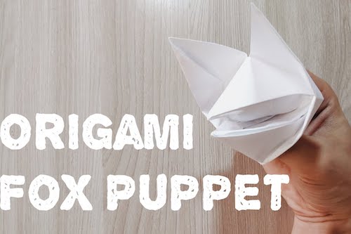 Marioneta de Origami Fox de Andy Origami