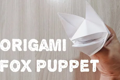 Origami Fox Puppet by Andy Origami