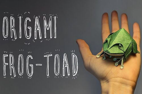 Origami Frog Toad by Riccardo Foschi