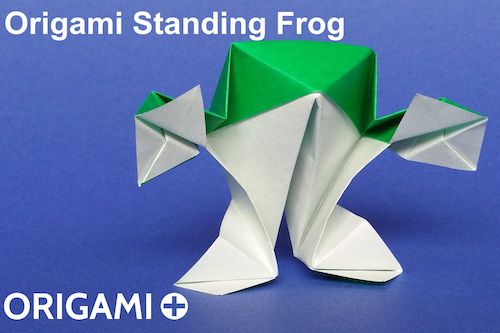 Origami Standing Frog by Origami Plus