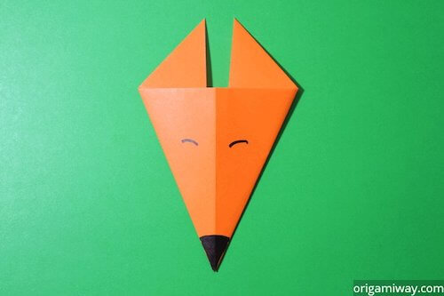 Very Easy Origami Fox by Origami Way